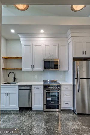 a view of a brick house with window