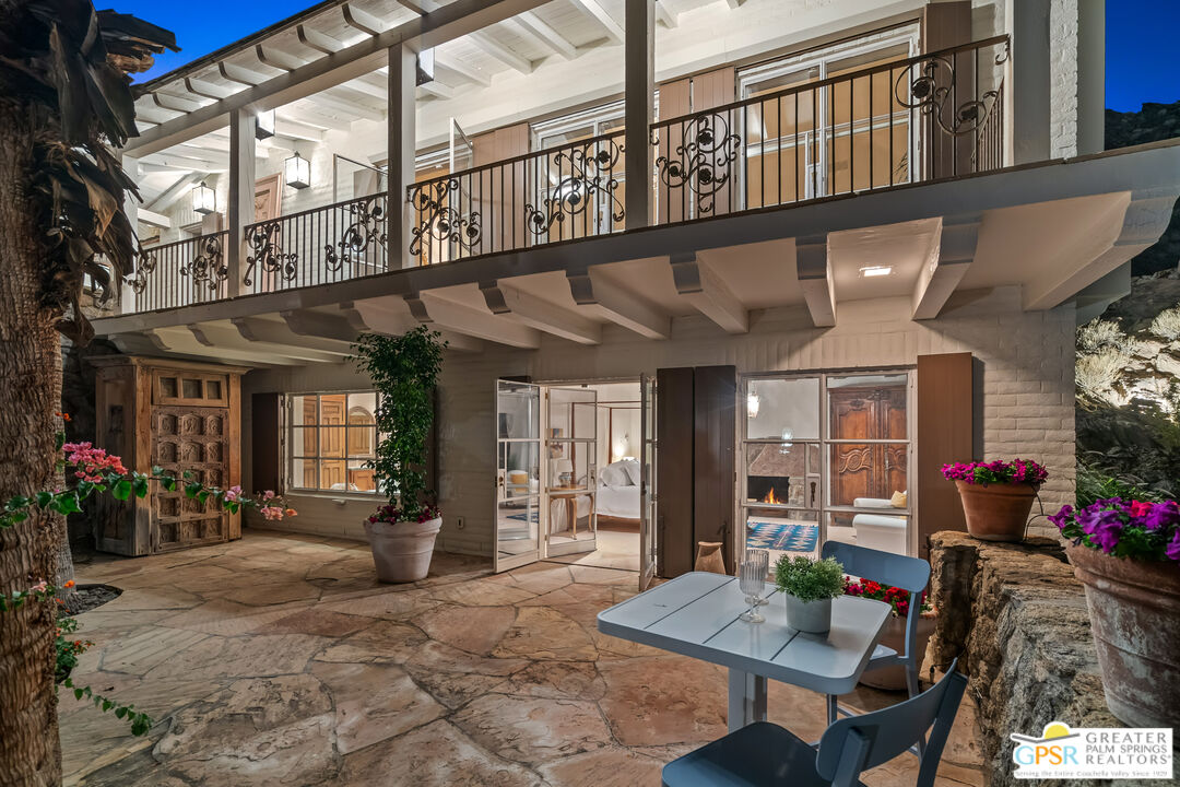 252 Ridge Road Palm Springs, CA 92264 - Photo 23 of 53 a view of a building with sitting area