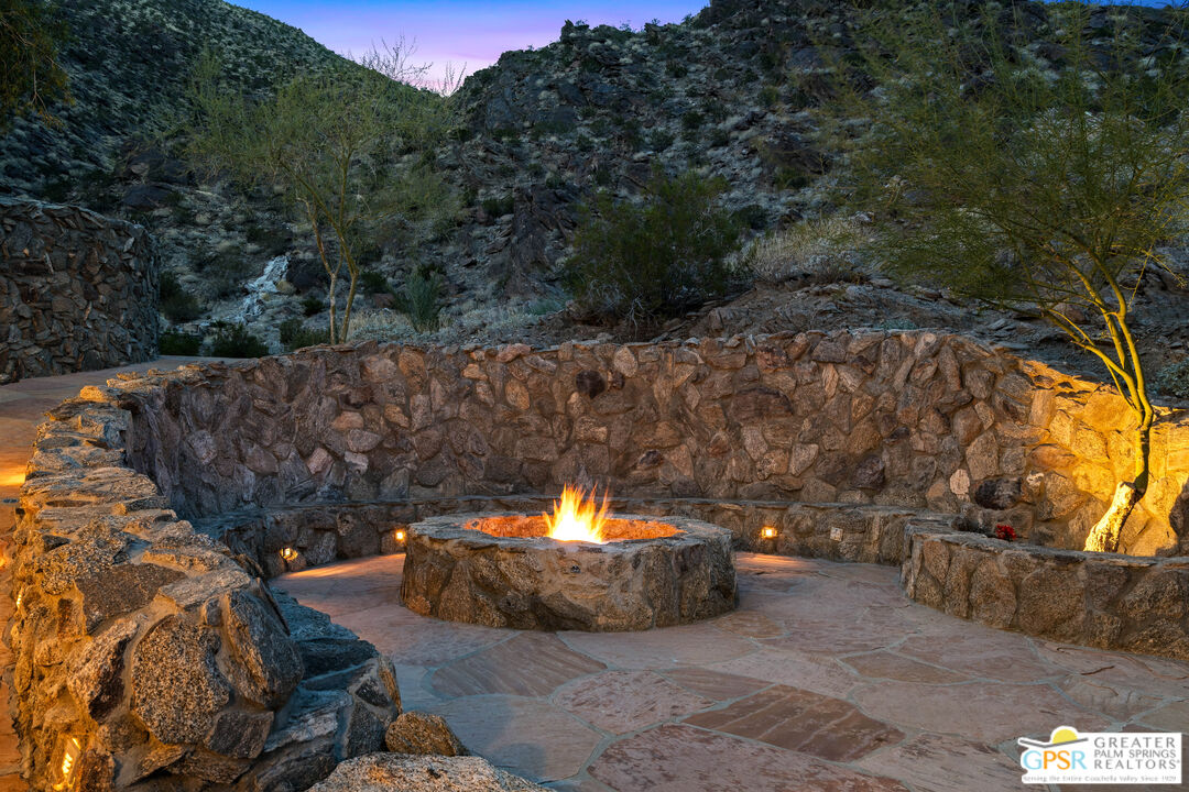 252 Ridge Road Palm Springs, CA 92264 - Photo 47 of 53 a view of a couches in a patio