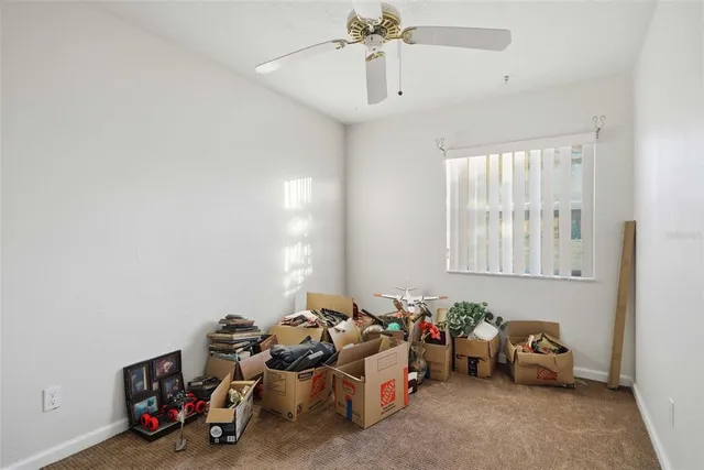 a view of a storage in a room