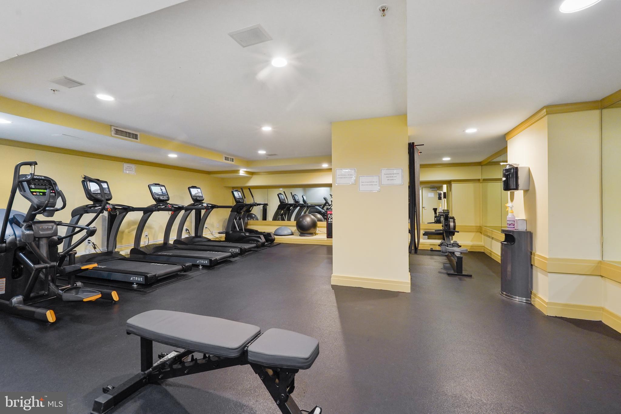 915 E Street Northwest, Unit 602 Washington, DC 20004 - Photo 19 of 23 a view of a room with gym equipment
