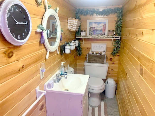 189 Kanokolus Road Unity, ME 04988 - Photo 41 of 54 Half bath, 2nd floor