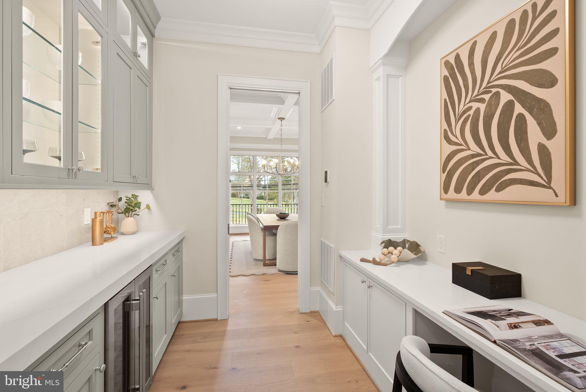 3941 North Glebe Road Arlington, VA 22207 - Photo 15 of 76 Lighted custom cabinets. 2.5" quartz. Bev. fridge.