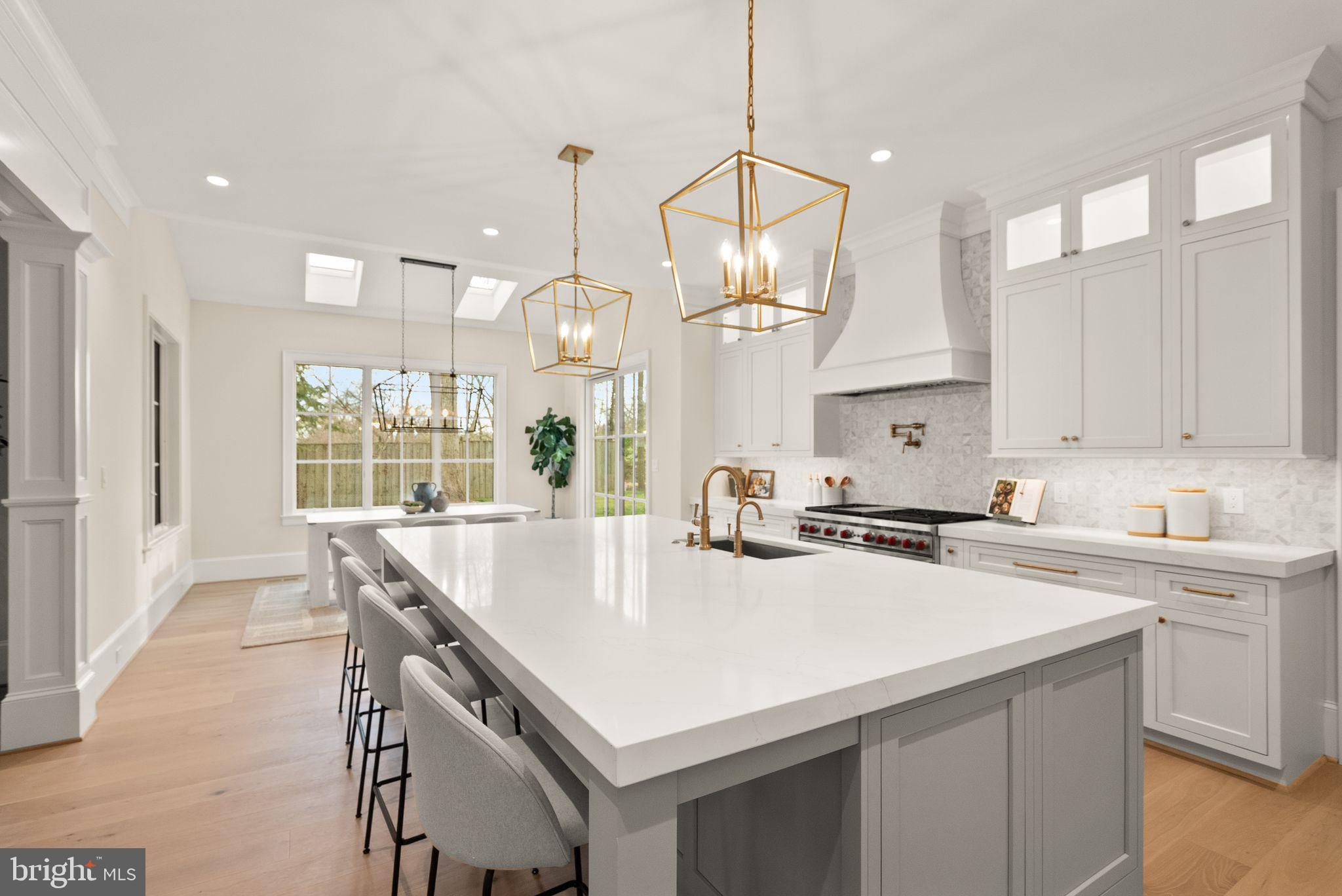 3941 North Glebe Road Arlington, VA 22207 - Photo 22 of 76 Open kitchen with sun-drenched breakfast room