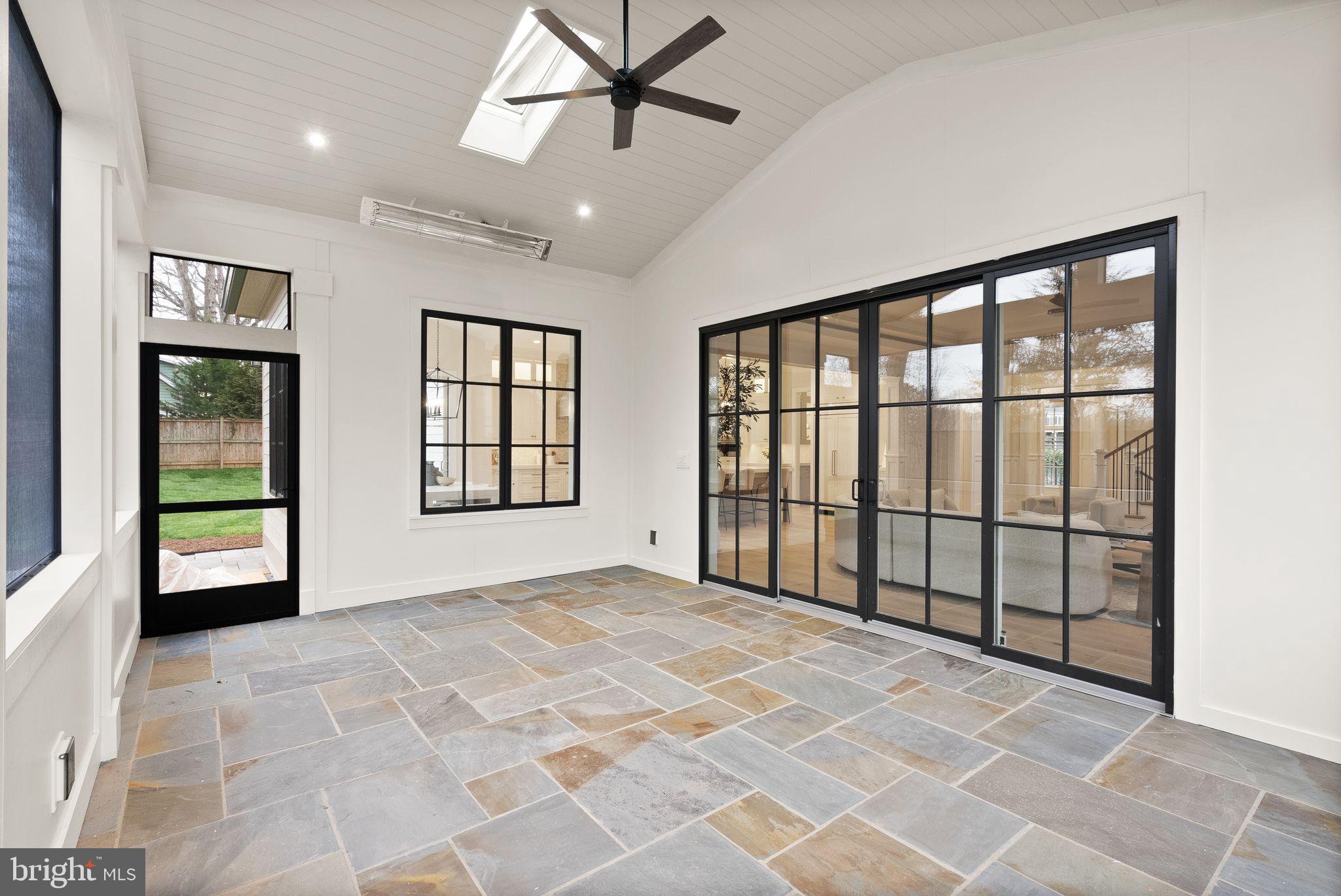 3941 North Glebe Road Arlington, VA 22207 - Photo 29 of 76 Screened porch with access to flagstone patio