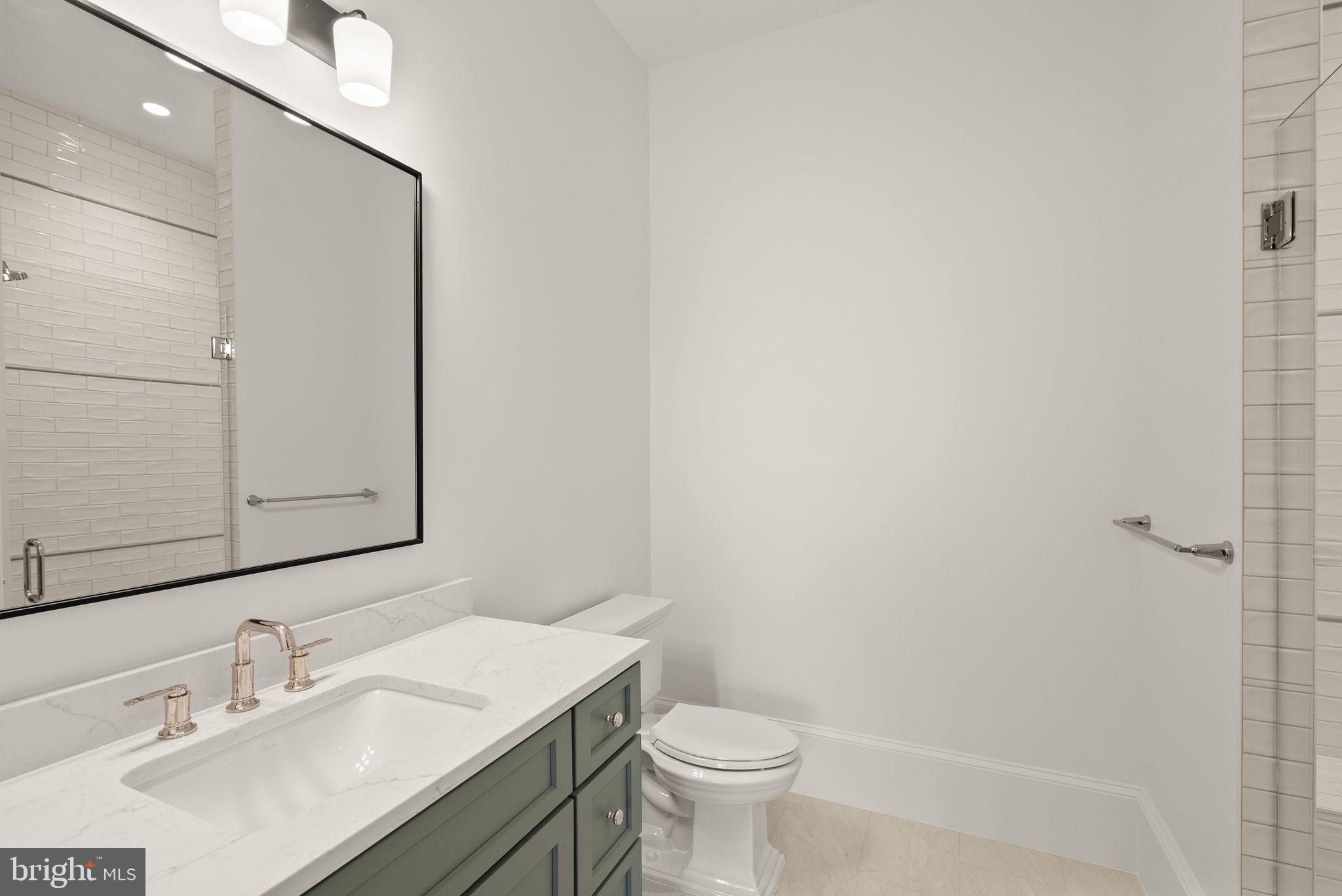 3941 North Glebe Road Arlington, VA 22207 - Photo 32 of 76 Main floor en-suite bath. Curbless entry shower