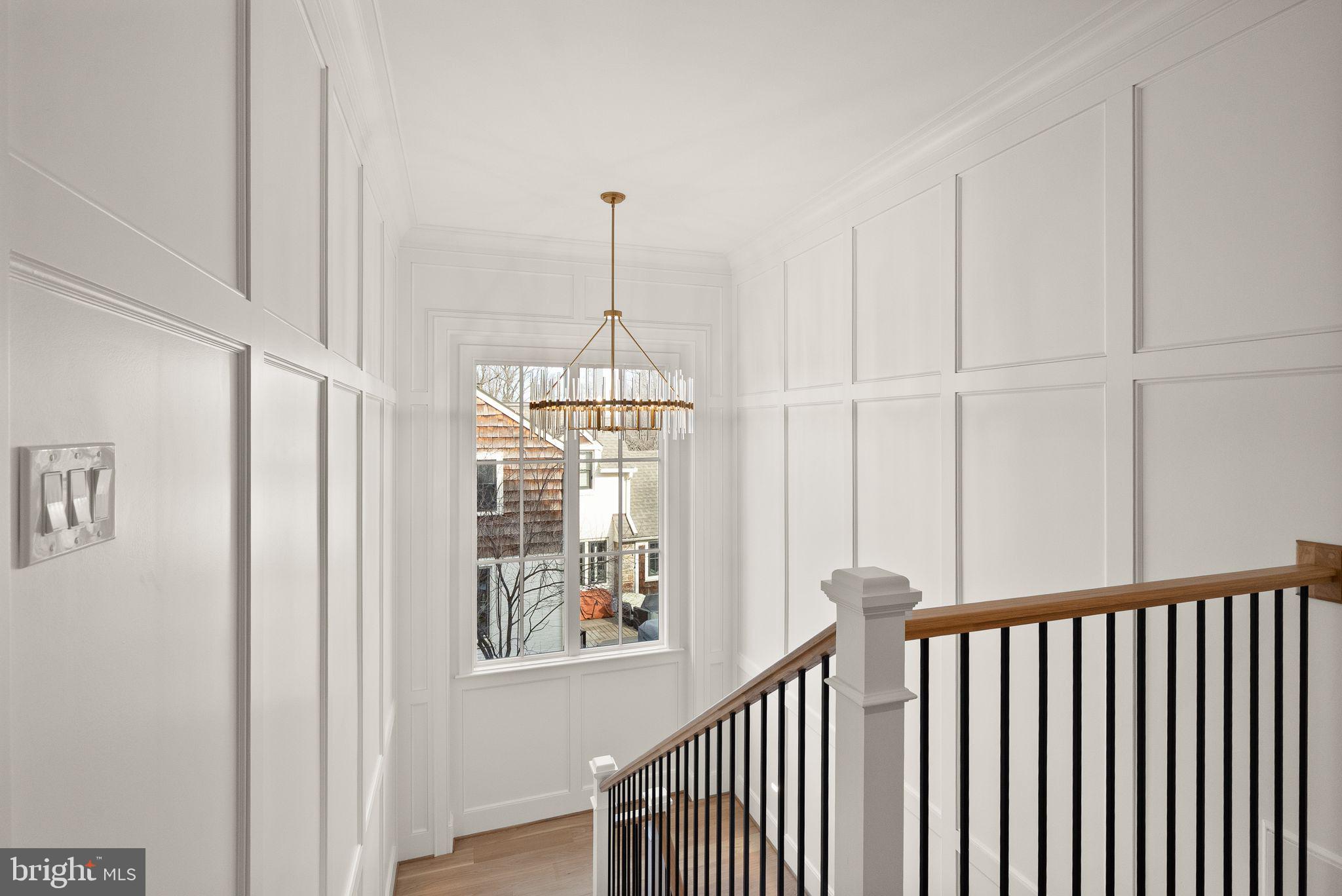3941 North Glebe Road Arlington, VA 22207 - Photo 35 of 76 Stairwell with board and batten walls.