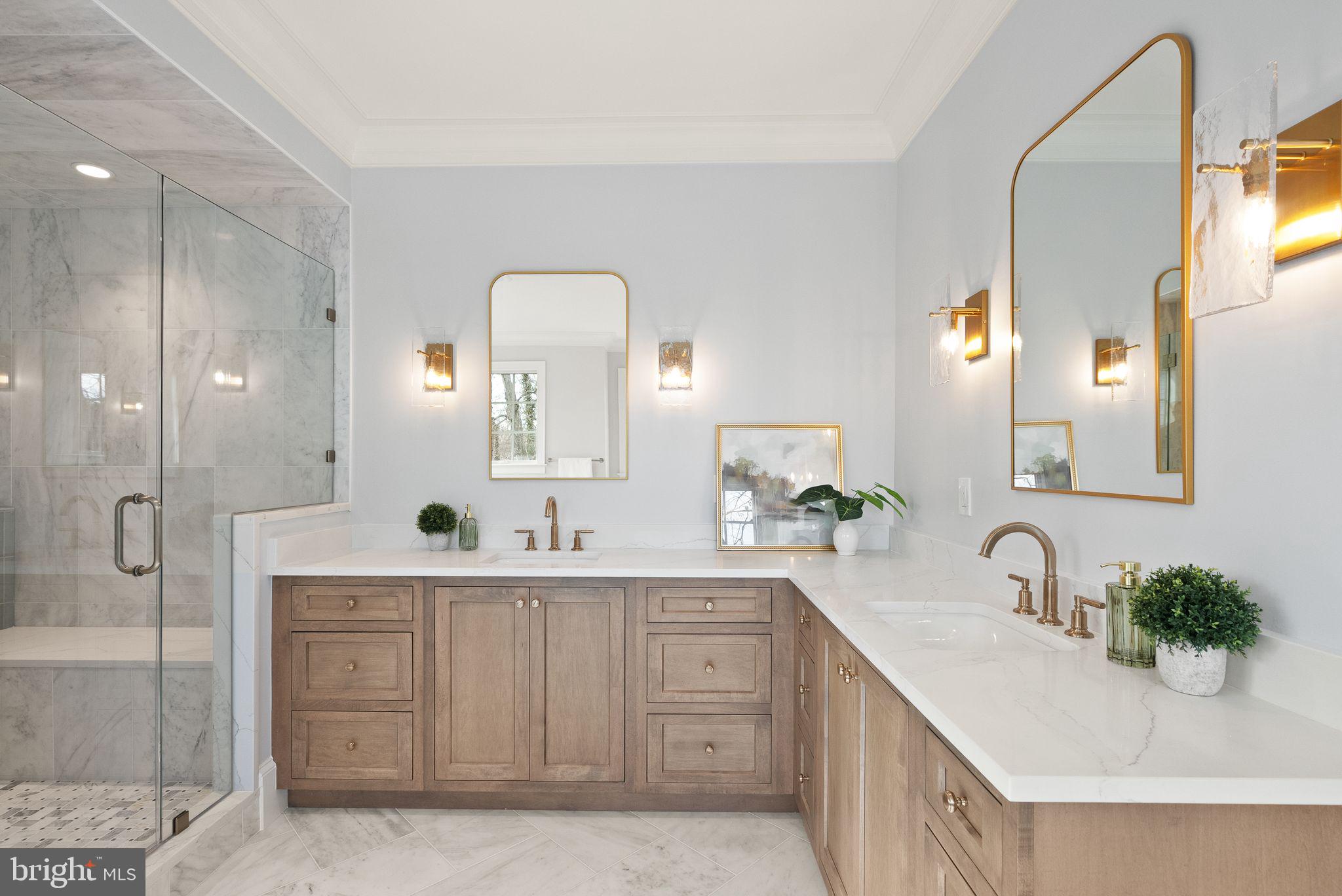 3941 North Glebe Road Arlington, VA 22207 - Photo 46 of 76 Extra large double vanity with quartz top