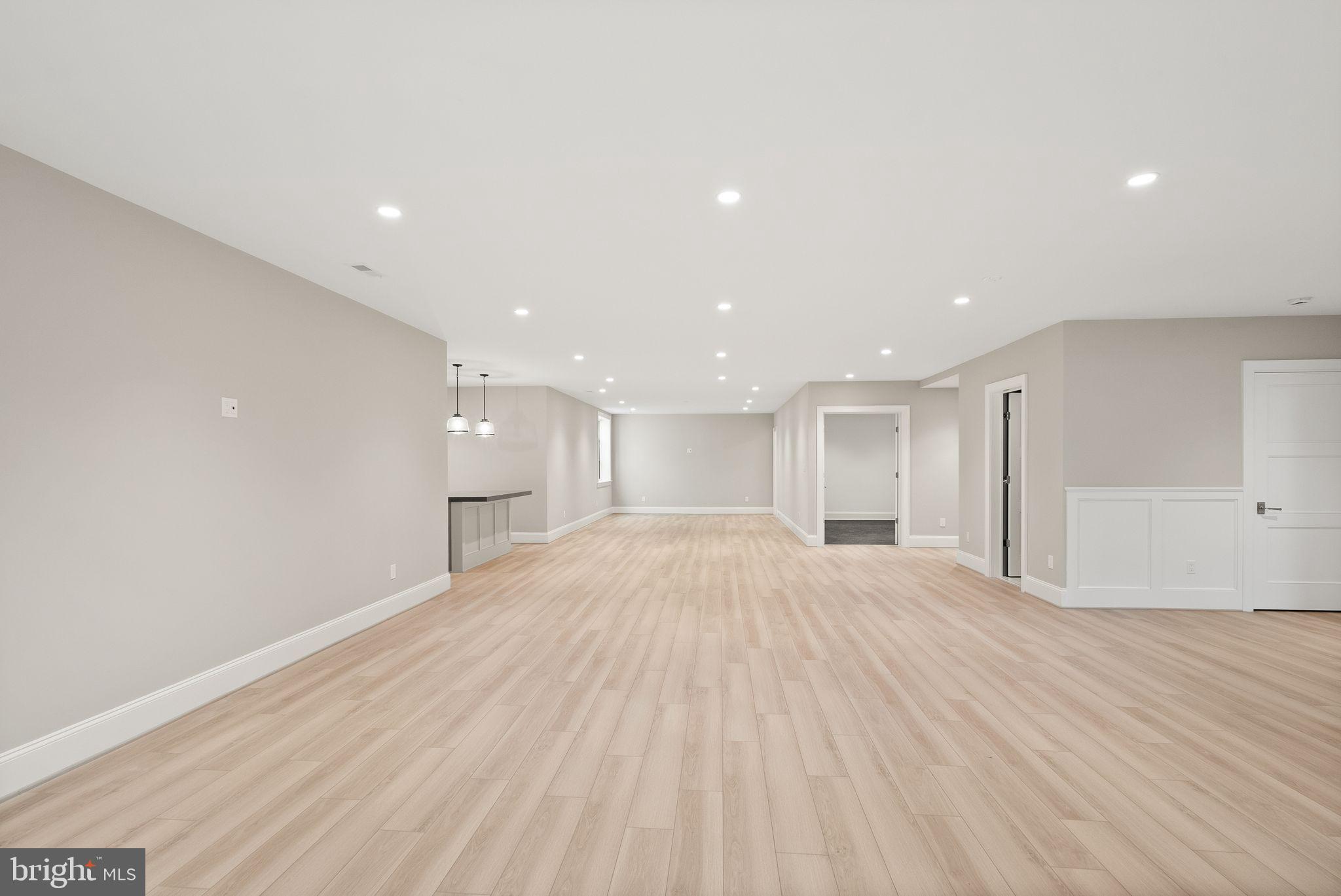 3941 North Glebe Road Arlington, VA 22207 - Photo 59 of 76 Expansive recreation room. LVP flooring