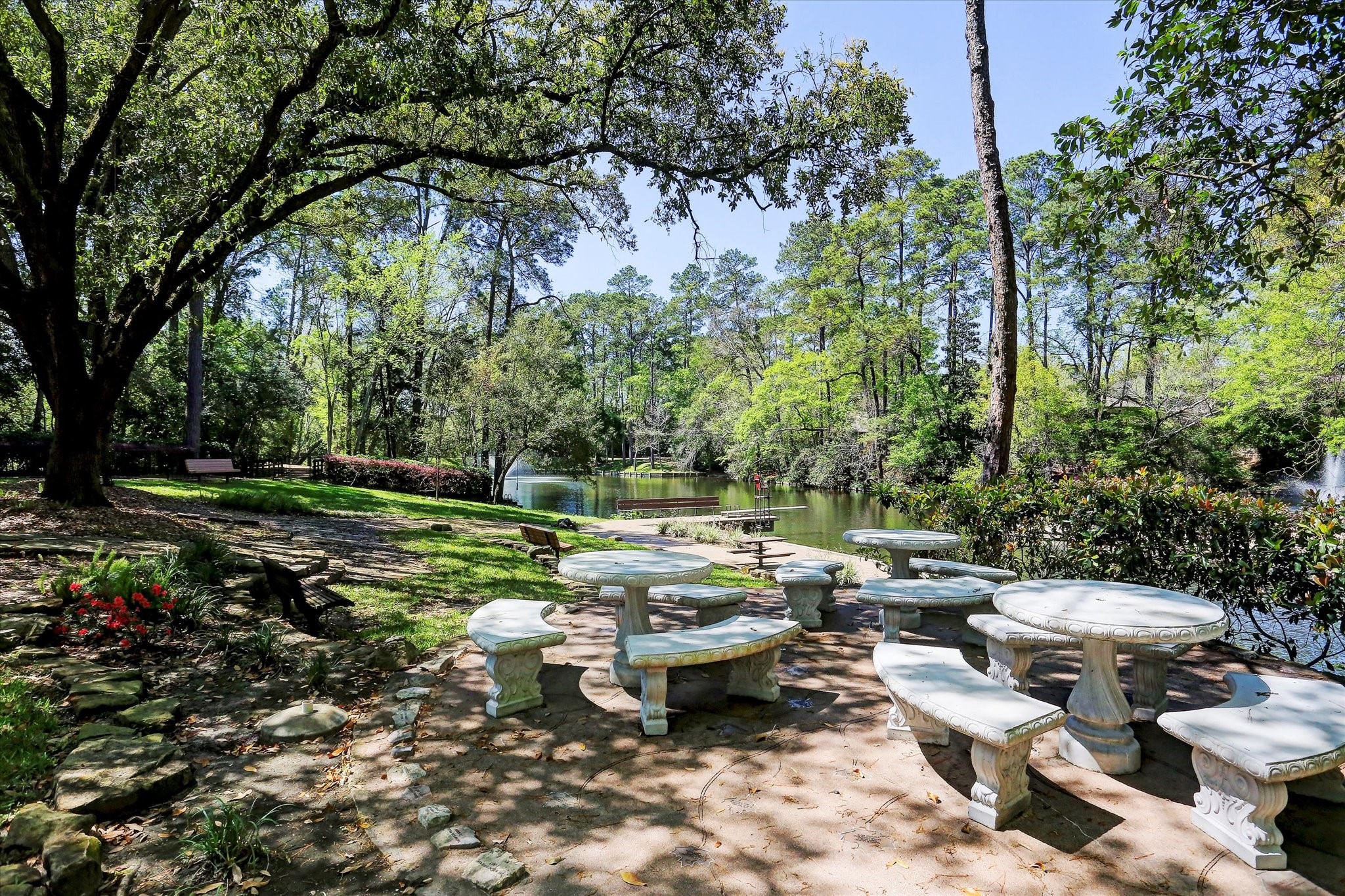 45 Patti Lynn Lane Houston, TX 77024 - Photo 47 of 49 a garden view with a sitting space