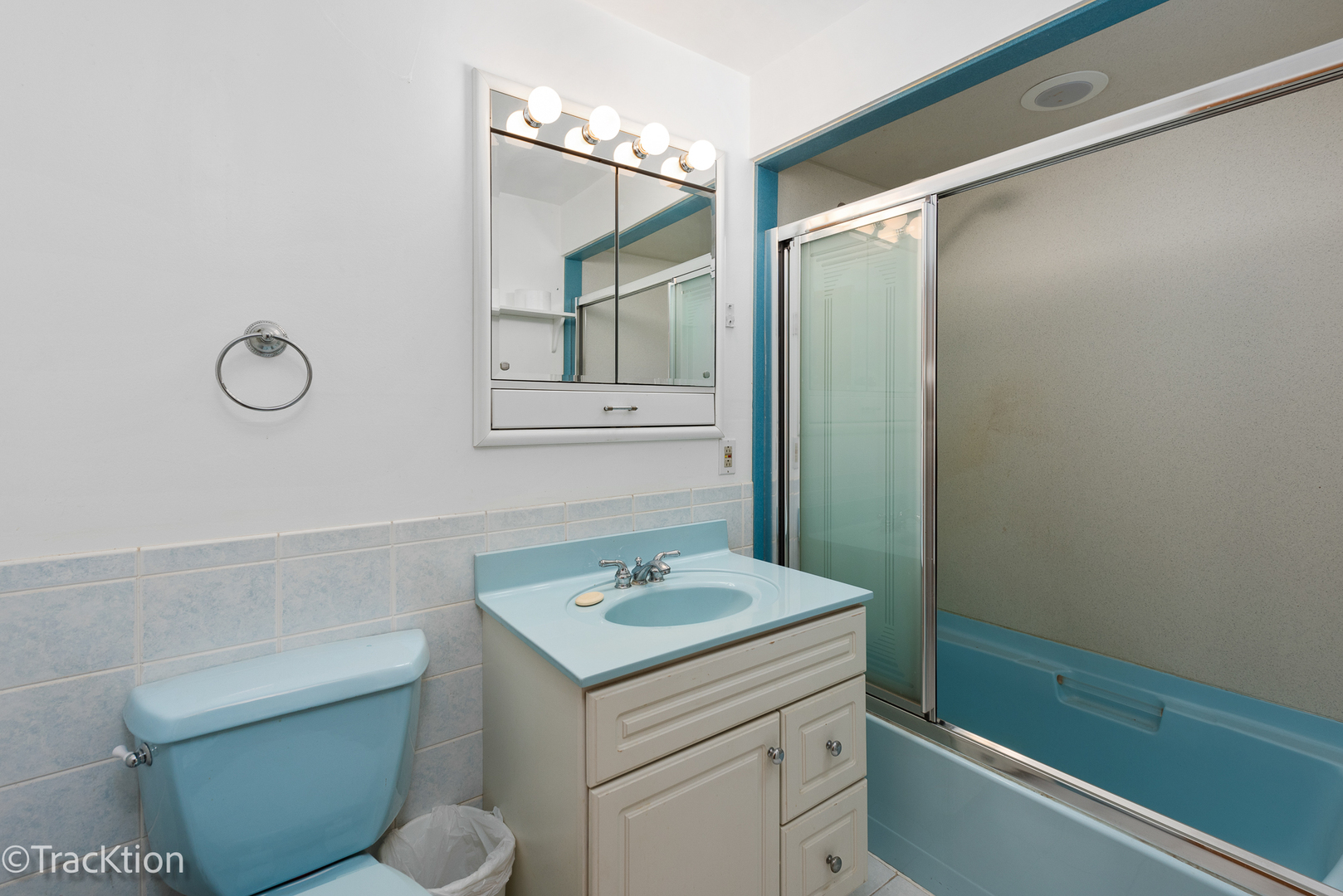 26134 Spring Grove Road Antioch, IL 60002 - Photo 20 of 33 a bathroom with a sink a toilet and shower