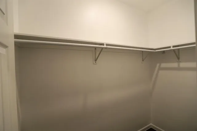 a close view of closet