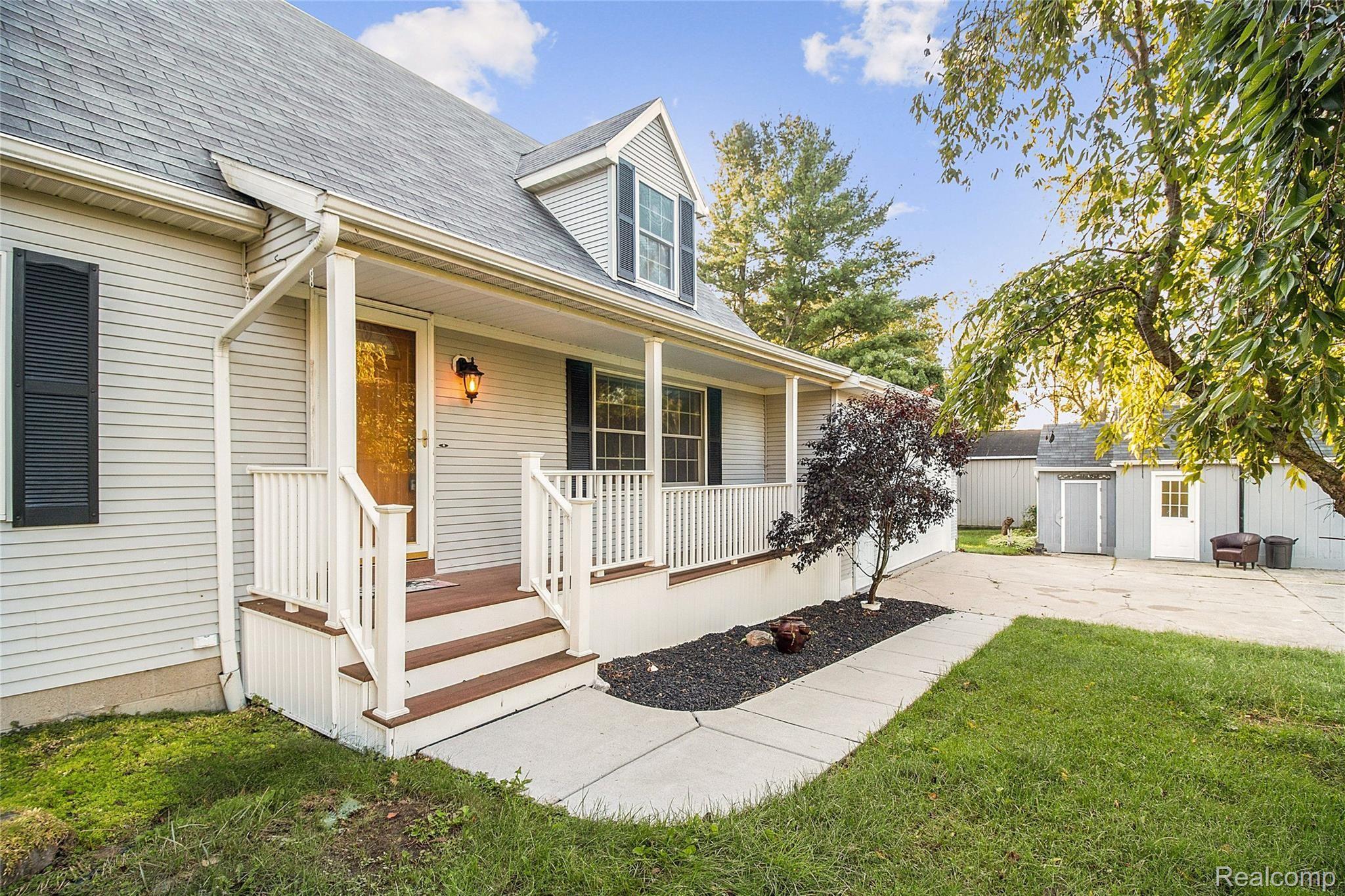 Covered front porch