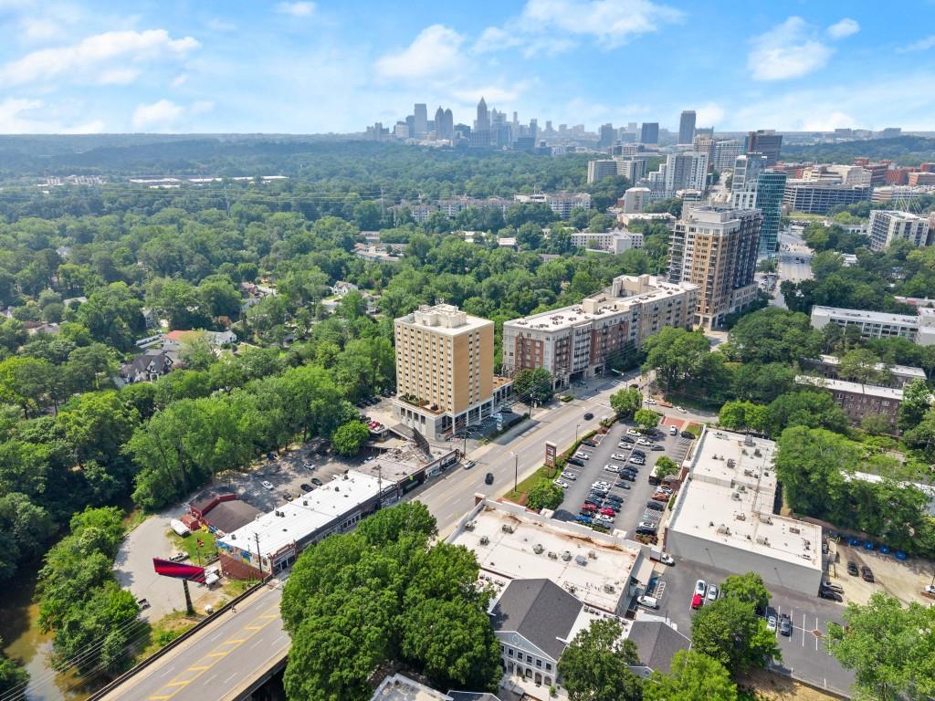 2285 Peachtree Street Northeast, Unit 801 Atlanta, GA 30309 - Photo 30 of 30 an aerial view of multiple house