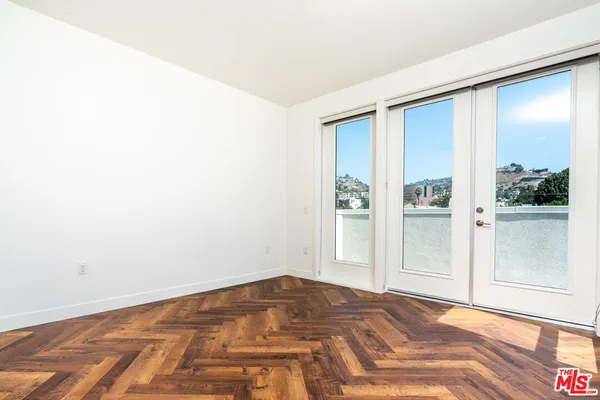 a view of an empty room