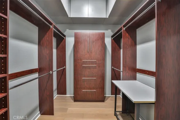 a view of a lake with a building in the background