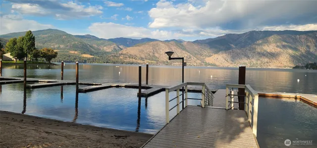 a backyard of a house with seating space