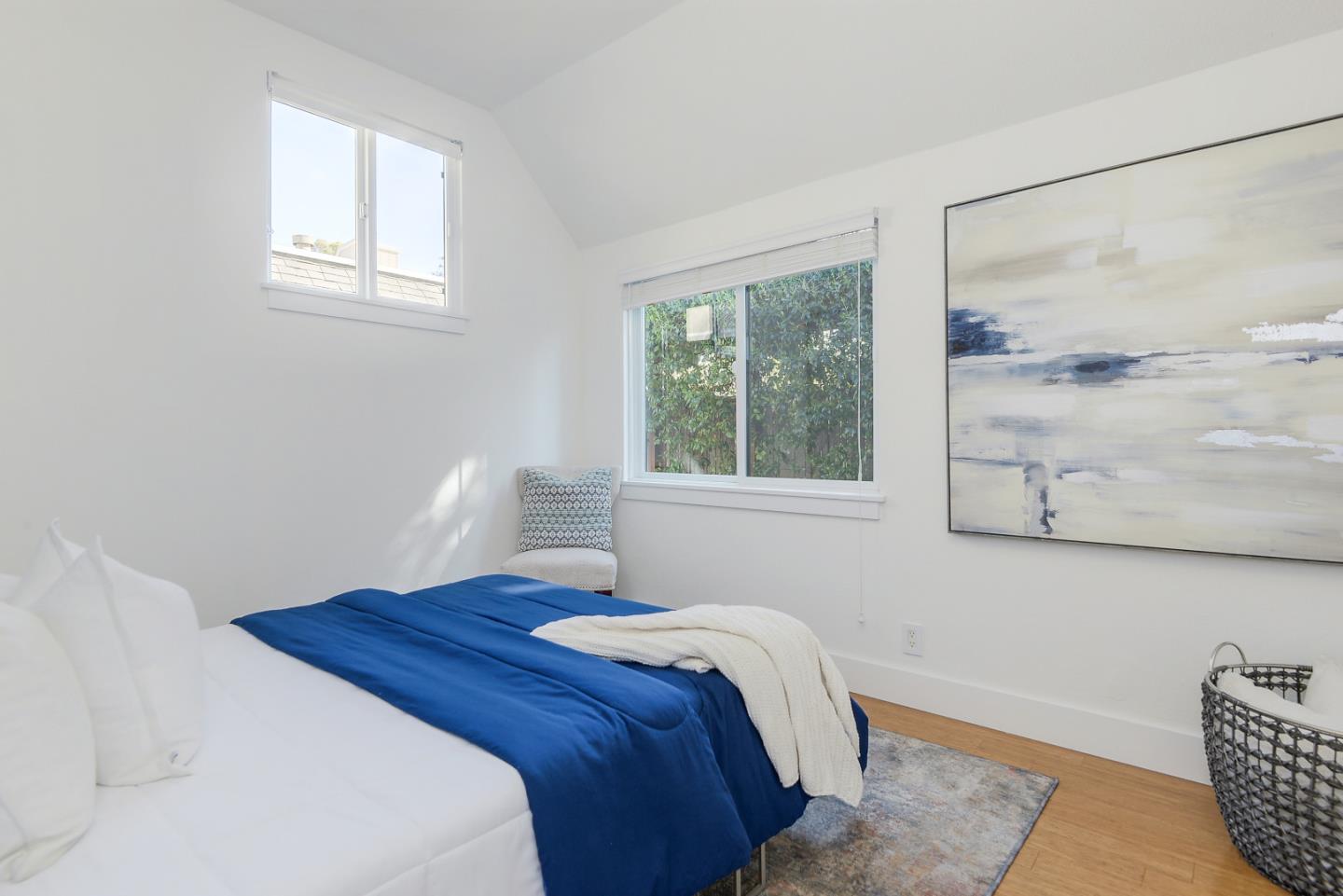7 Farm Road Los Altos, CA 94024 - Photo 16 of 38 a bedroom with a bed and a window