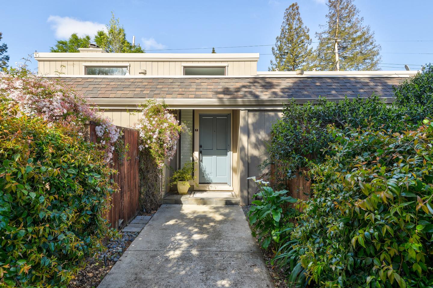 7 Farm Road Los Altos, CA 94024 - Photo 2 of 38 a view of a house with potted plants