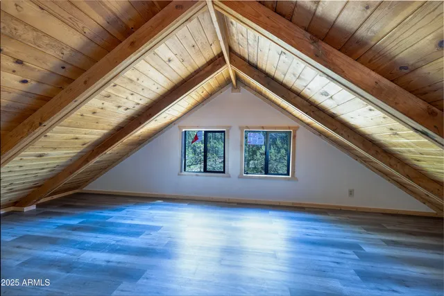 a backyard of a house