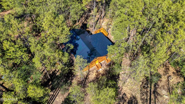 a view of a field with an ocean