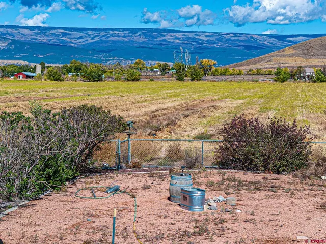 a view of a lake with a mountain