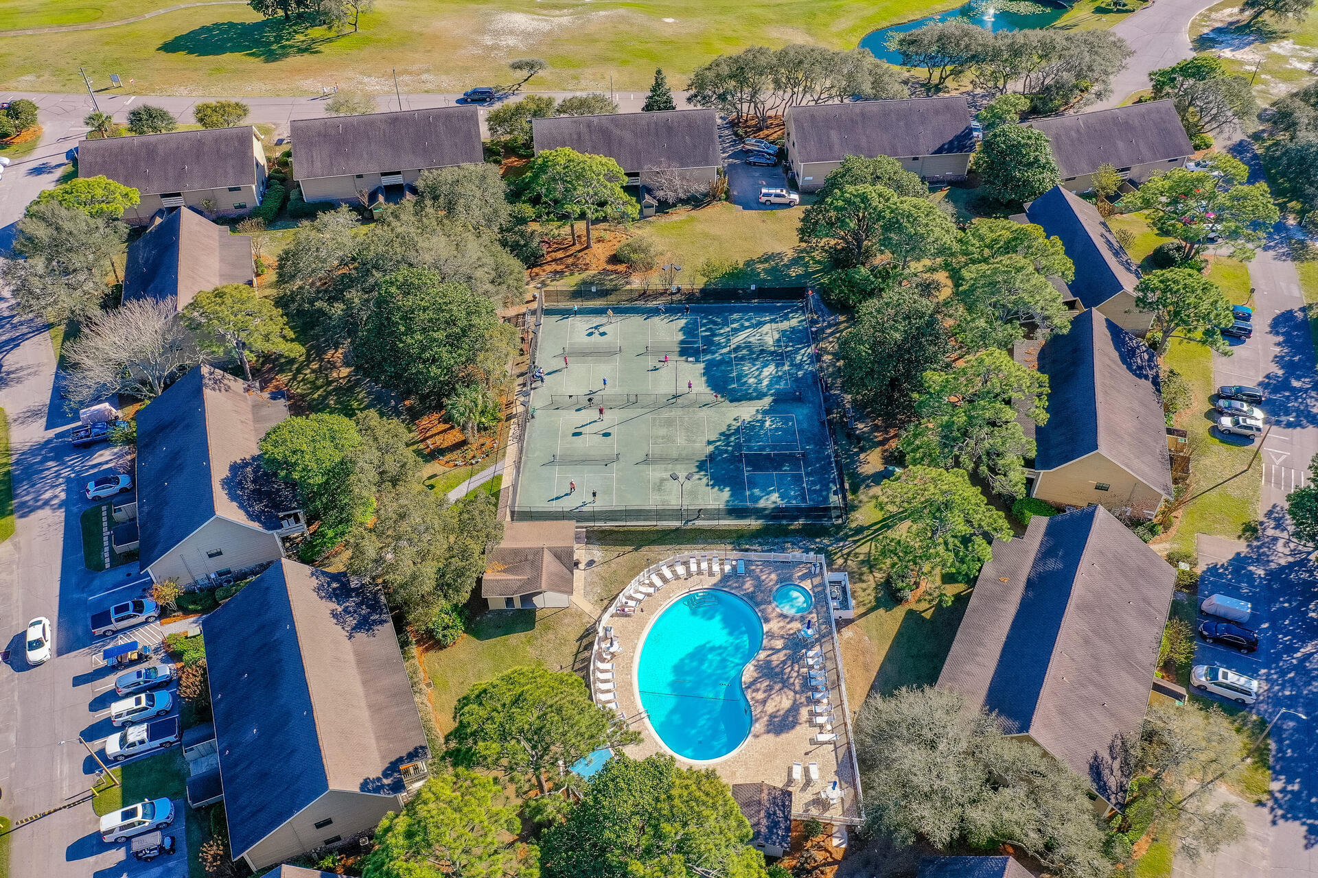 140 Sunset Bay, Unit 12D Miramar Beach, FL 32550 - Photo 3 of 29 an aerial view of a house with outdoor space