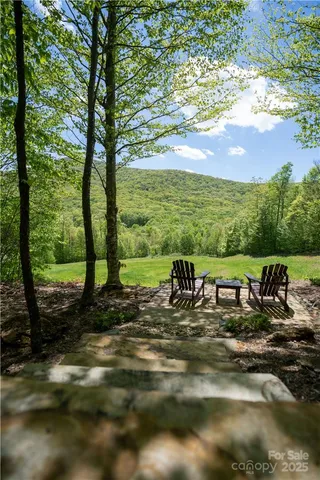 a view of outdoor space and green space
