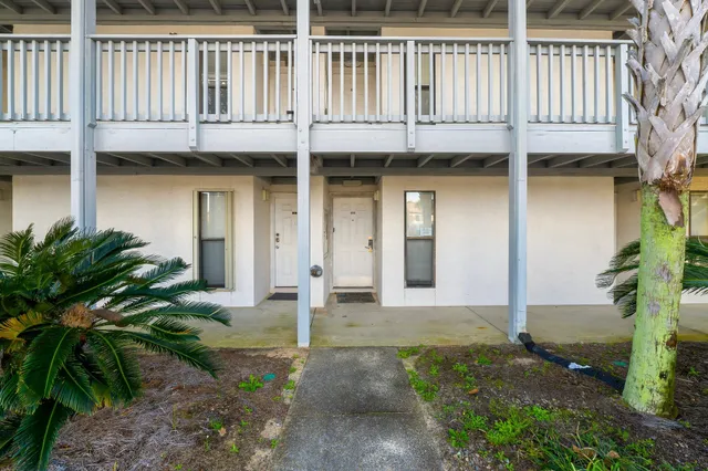 a backyard of a house with garden