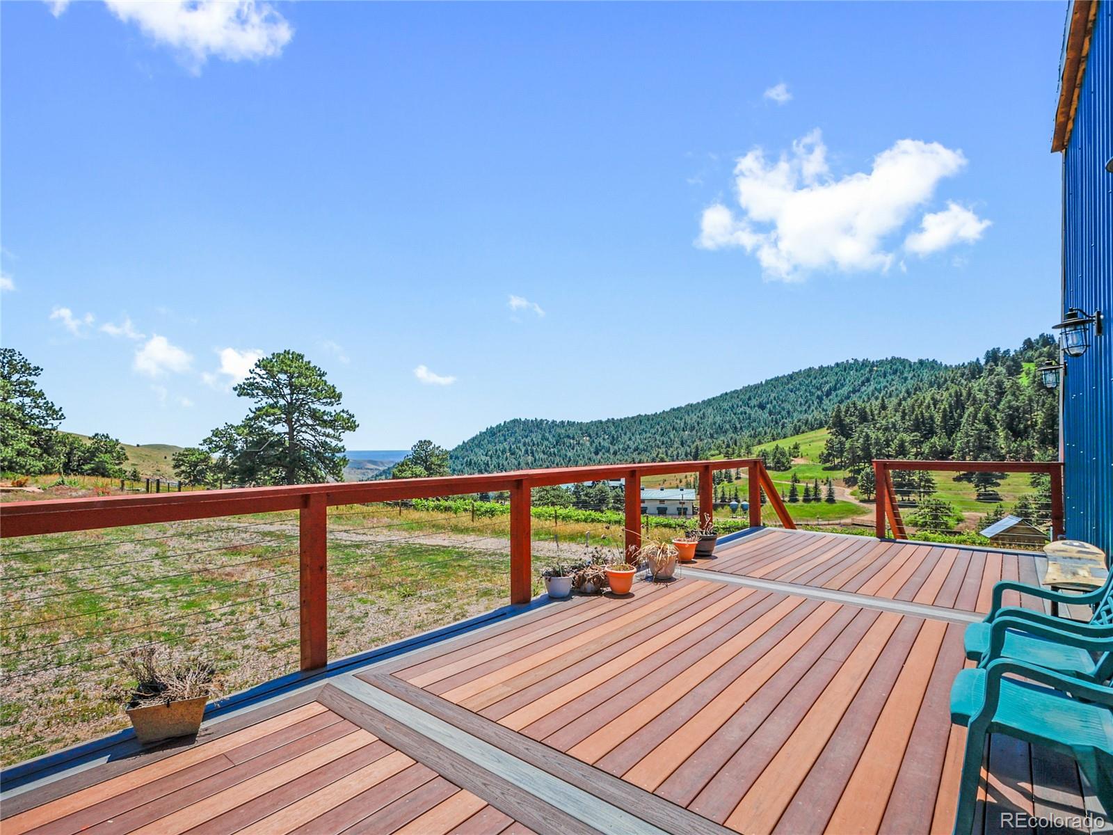 1044 South Grapevine Road Golden, CO 80401 - Photo 35 of 46 a view of a balcony with lake view and mountain view