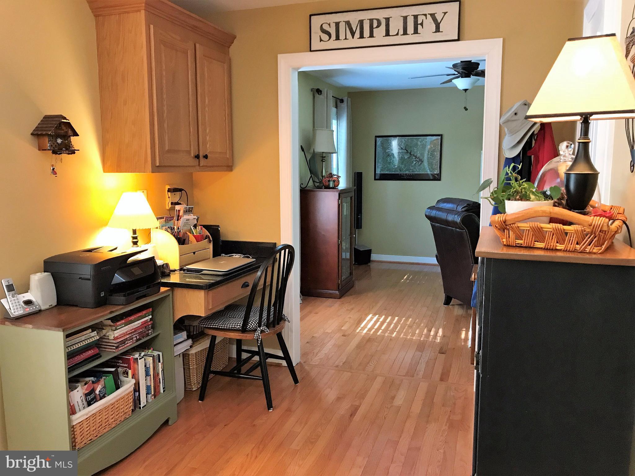 80 Elnor Road Bumpass, VA 23024 - Photo 12 of 25 Home management area off kitchen. WiFi available.