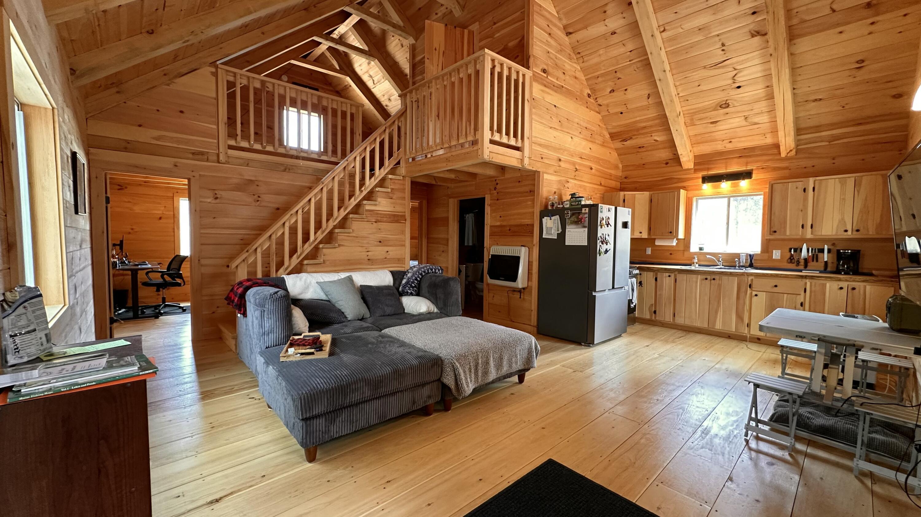 175 Jaquith Pond Road Brownville, ME 04414 - Photo 7 of 34 great room