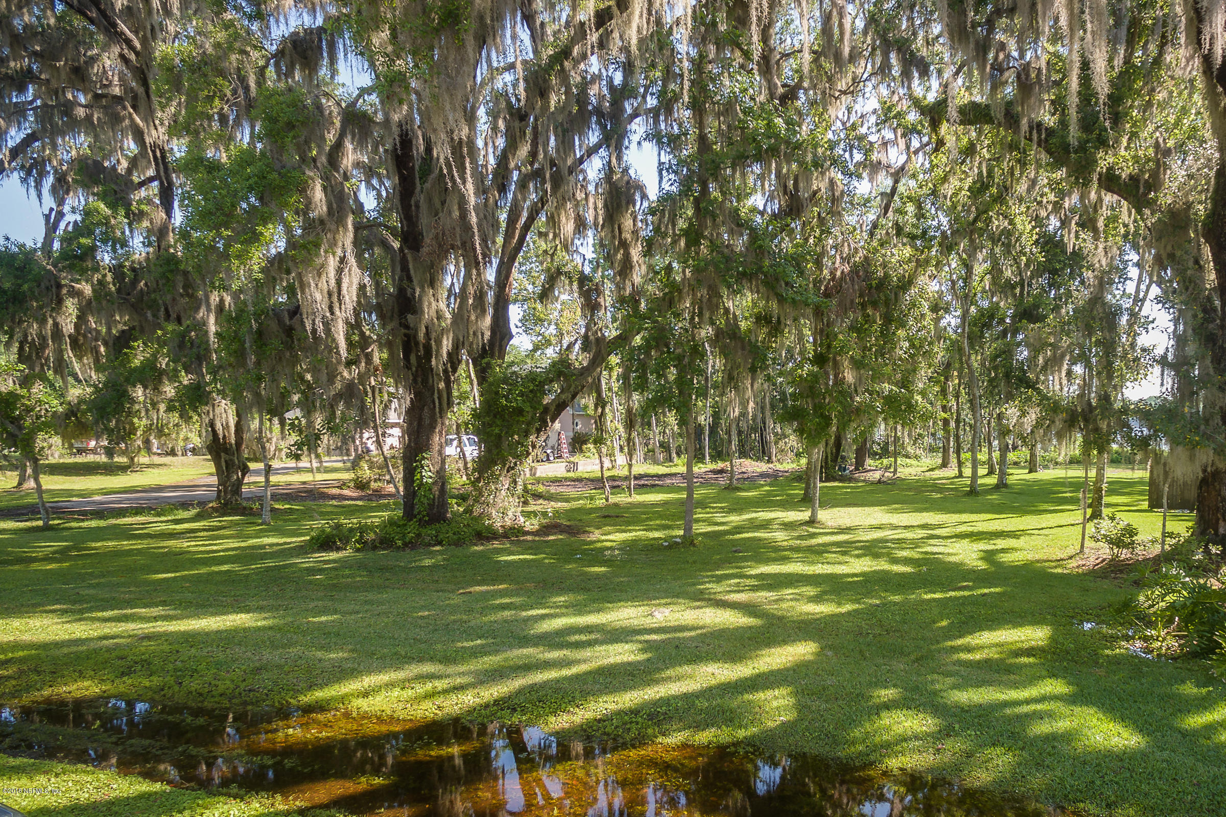 5562 Steamboat Road St. Augustine, FL 32092 - Photo 45 of 49 a view of a big yard with trees