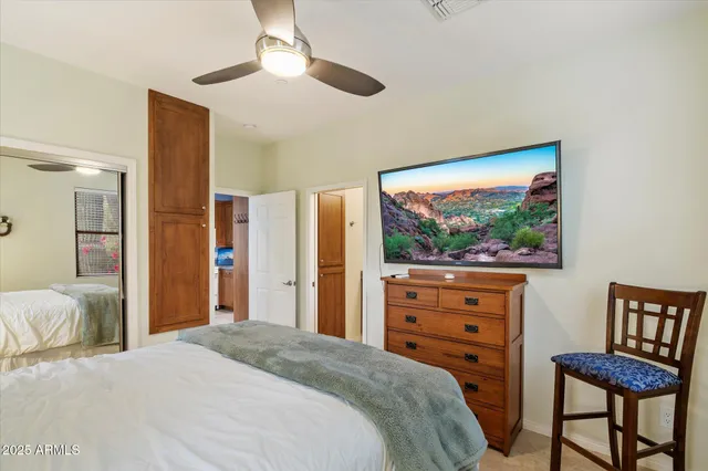 a view of a street with a garden