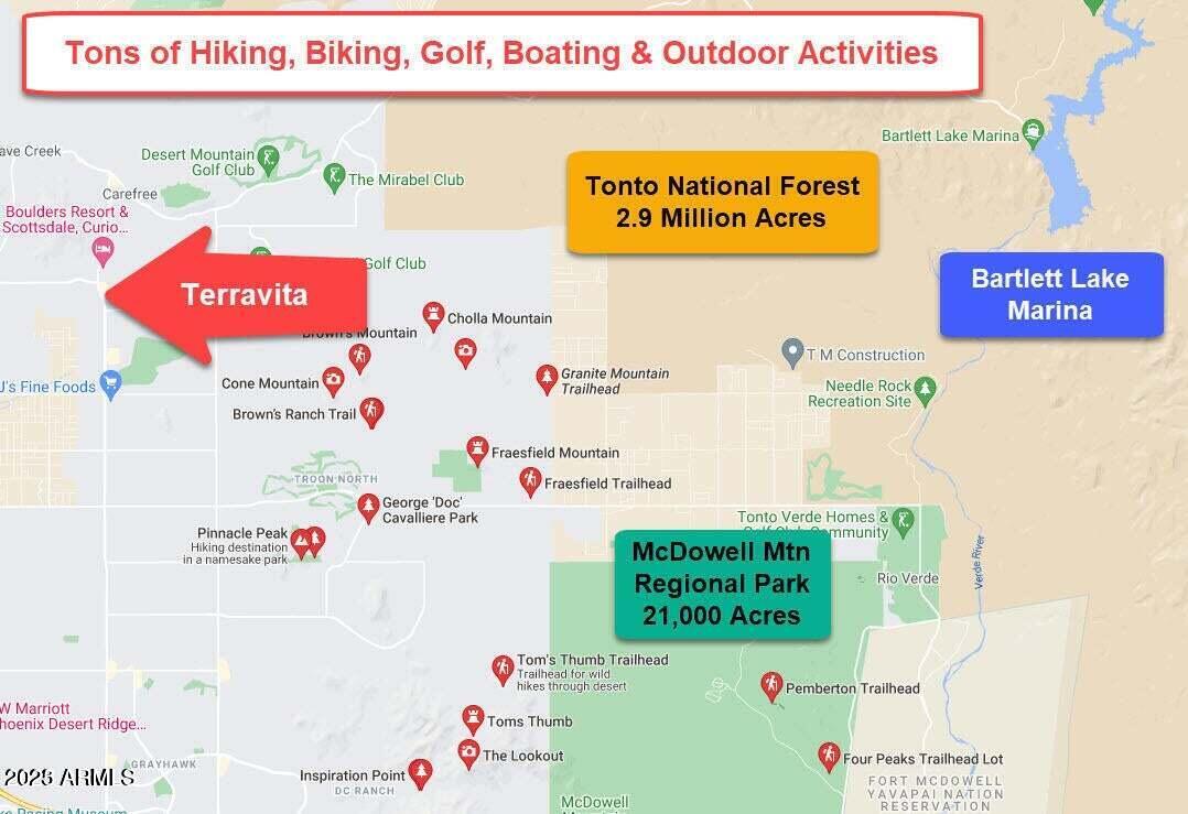 6867 East Crimson Sky Trail Scottsdale, AZ 85266 - Photo 68 of 97 Area Hiking Trails