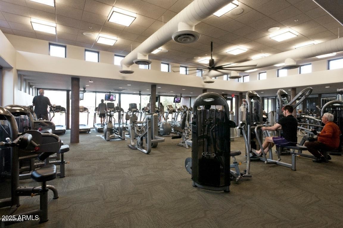 6867 East Crimson Sky Trail Scottsdale, AZ 85266 - Photo 83 of 97 a view of a room with gym equipment