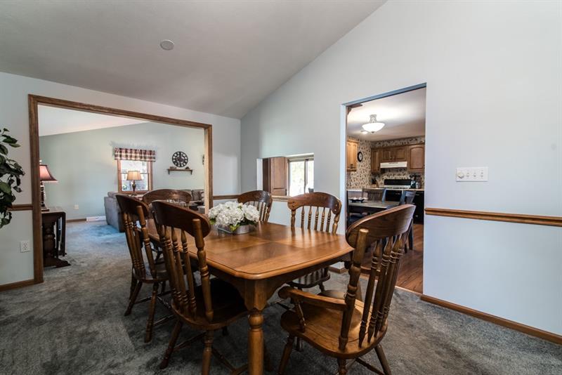13 Rolling Road Cranberry Township, PA 16066 - Photo 4 of 24 Vaulted Dining Room with chair rail.