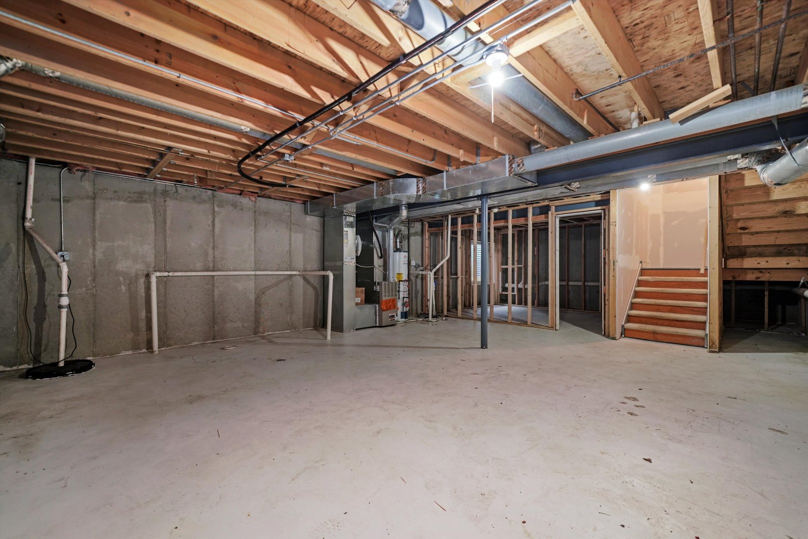 790 Montclair Drive Round Lake, IL 60073 - Photo 17 of 21 a view of an empty room with stairs
