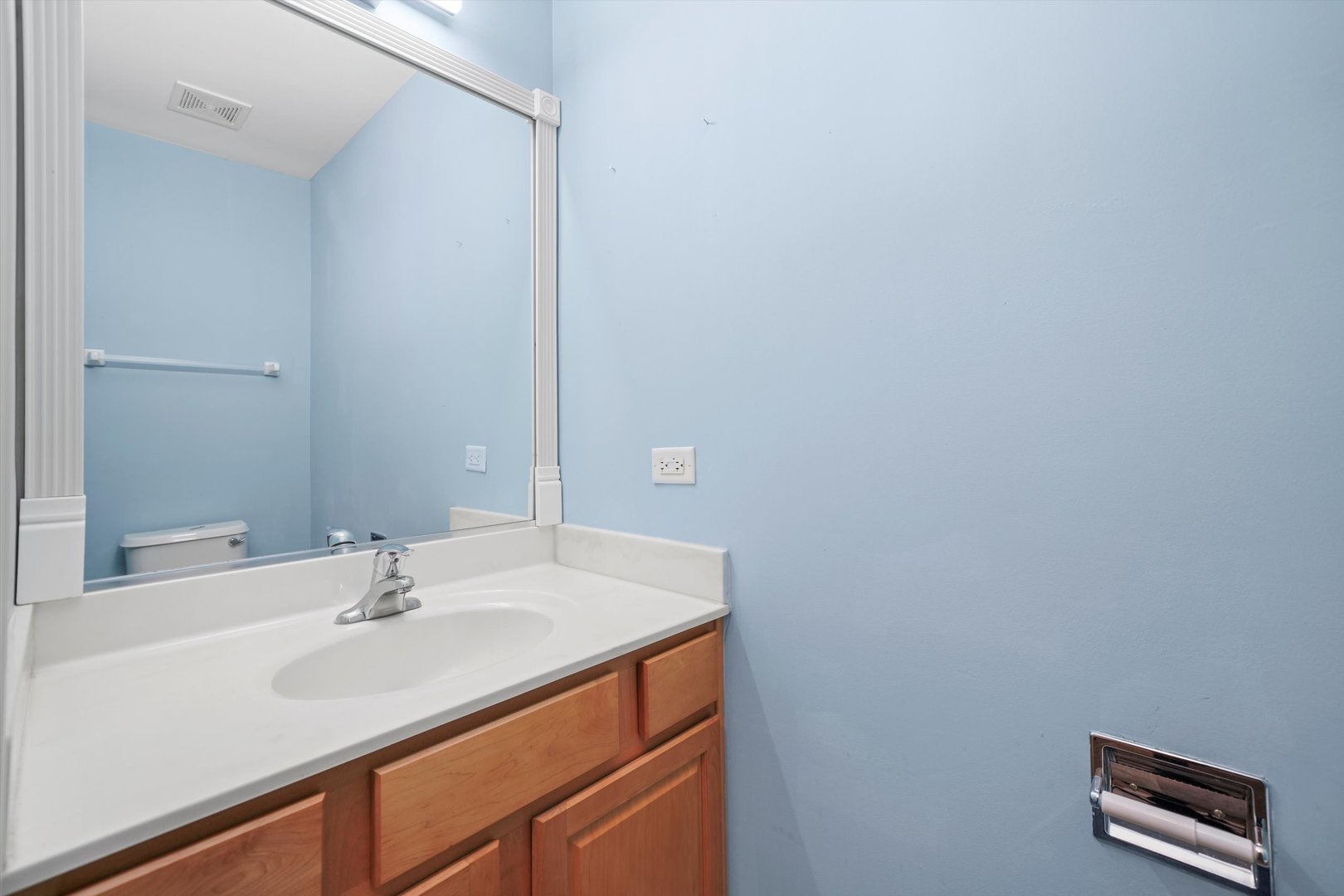 790 Montclair Drive Round Lake, IL 60073 - Photo 8 of 21 a bathroom with a sink and a mirror