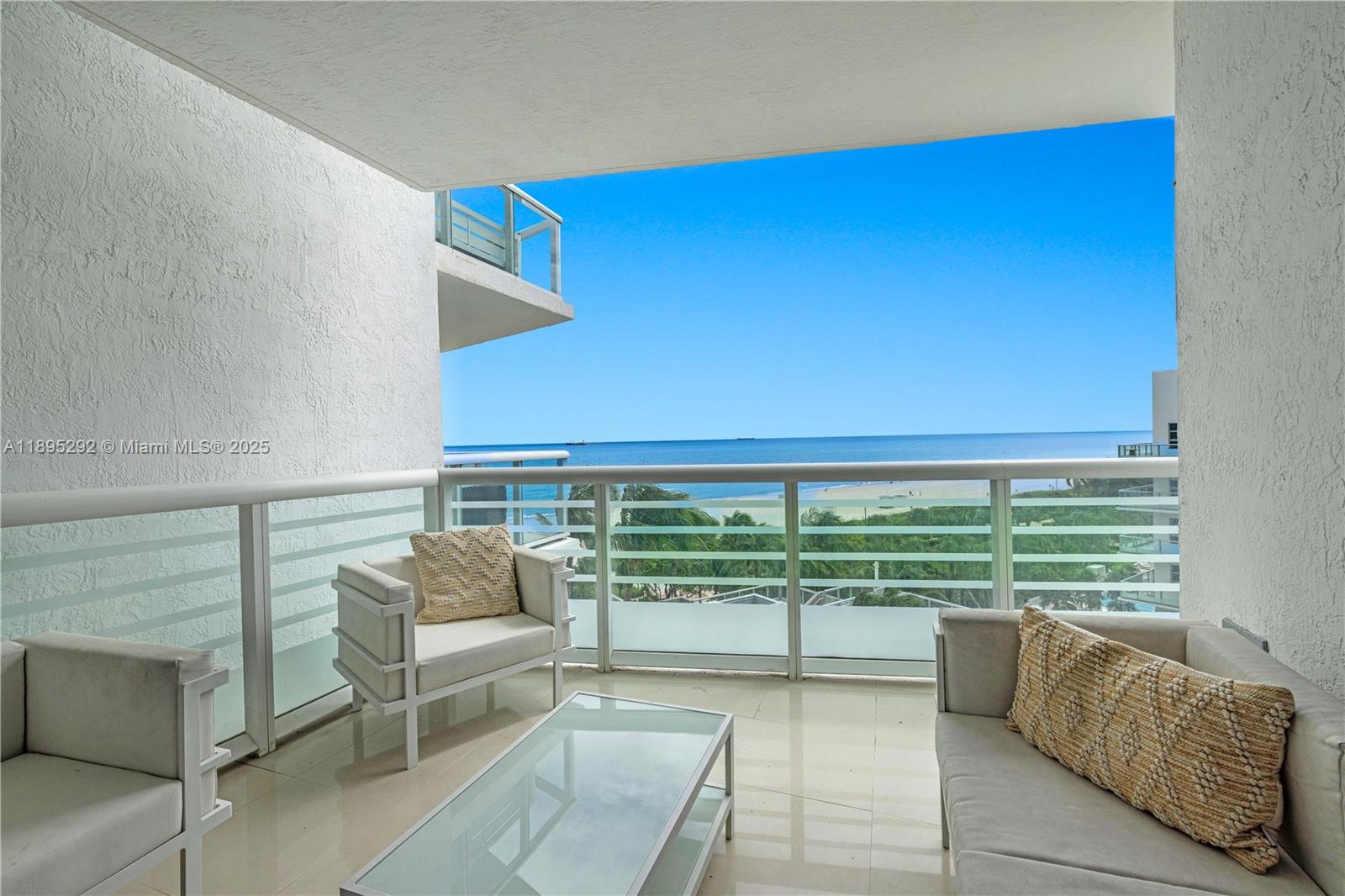 3801 Collins Avenue, Unit 704 Miami Beach, FL 33140 - Photo 2 of 27 South Balcony