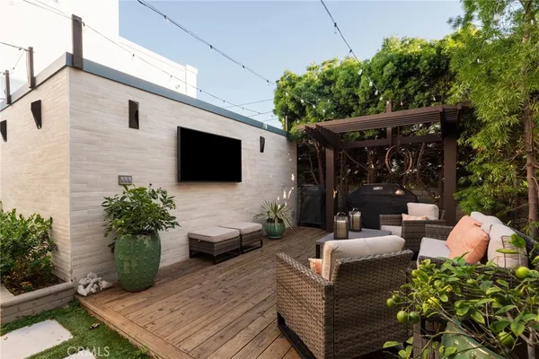 a view of a couches in the patio