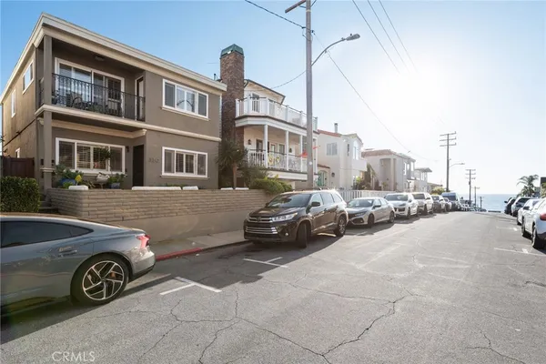 a car parked in front of a house