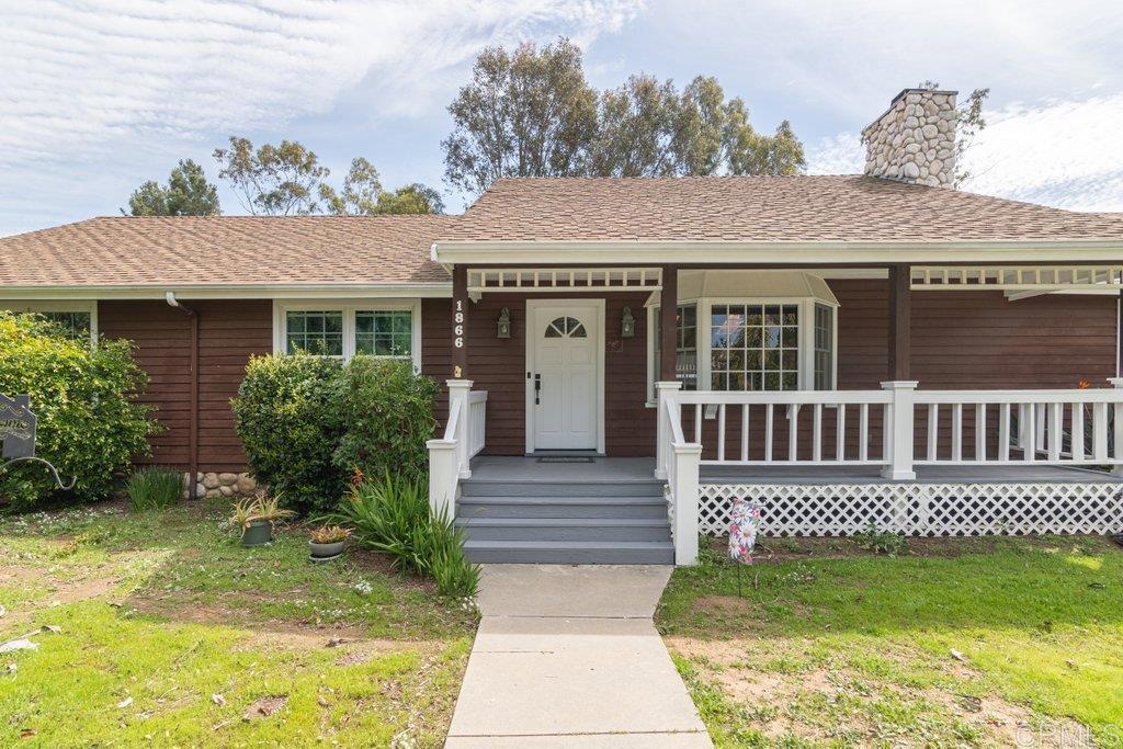1866 Foxfire Road Fallbrook, CA 92028 - Photo 1 of 1 front view of a house