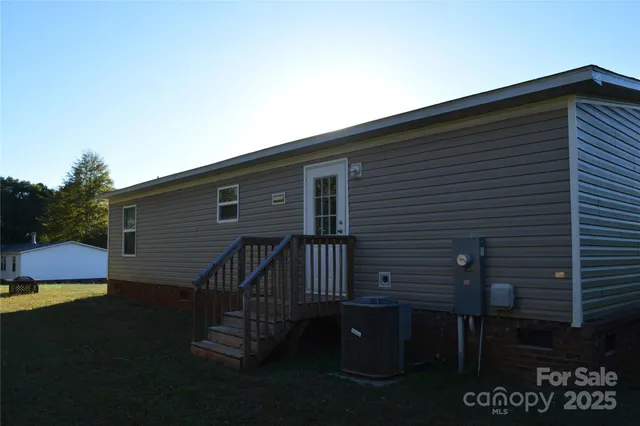 a backyard of a house