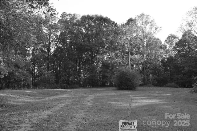 a view of backyard with barn