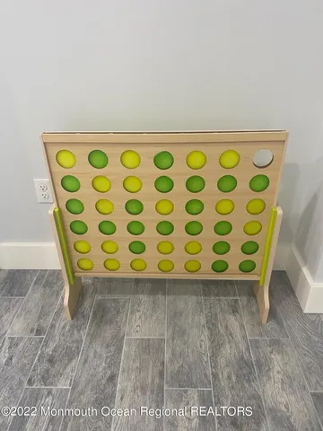 a view of dining room and hall