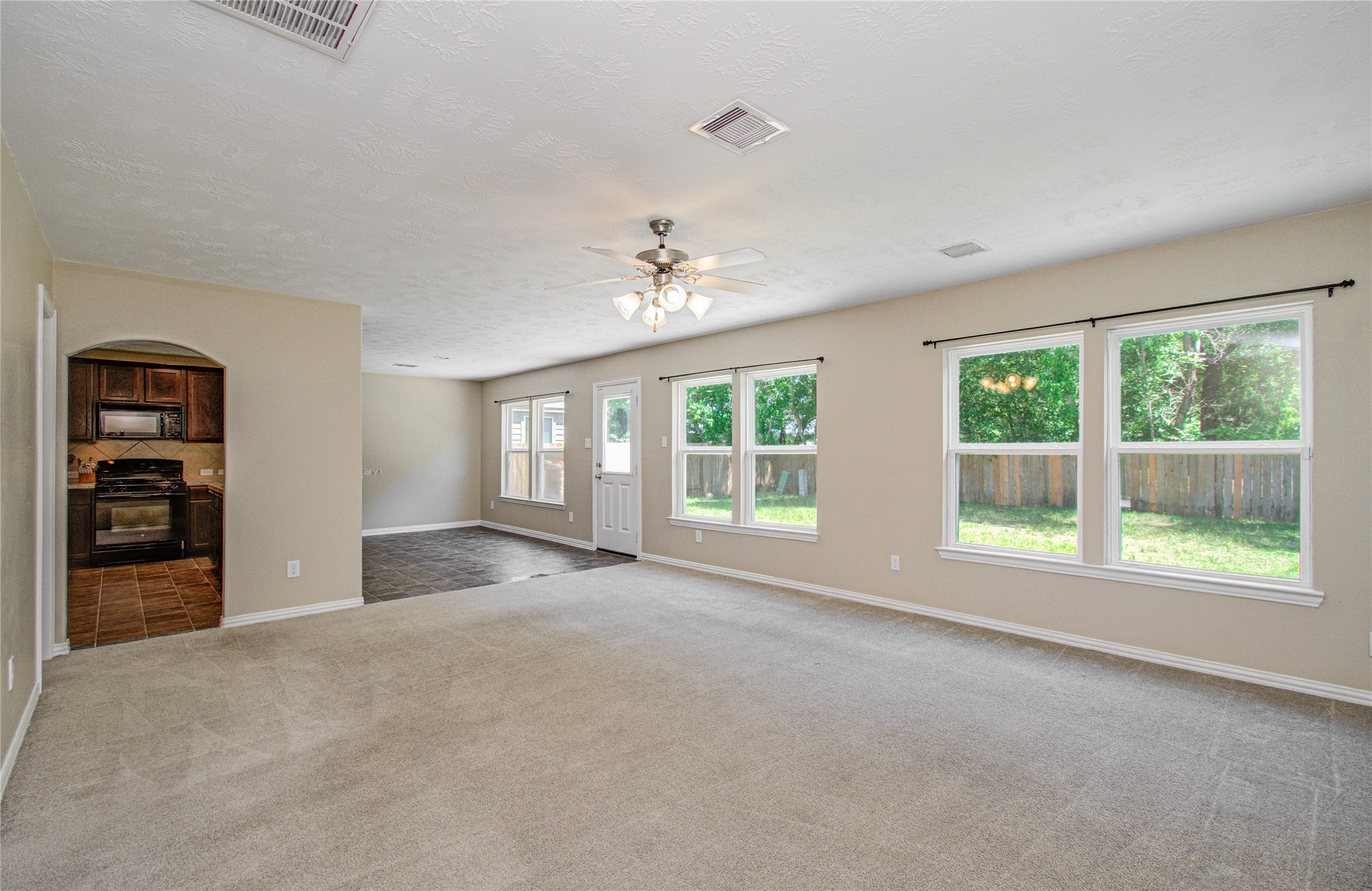 3414 Hunter's Canyon Baytown, TX 77521 - Photo 17 of 43 Living room view of kitchen area!