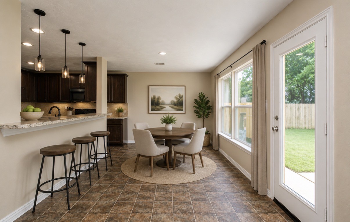 3414 Hunter's Canyon Baytown, TX 77521 - Photo 20 of 43 Virtually staged breakfast area!