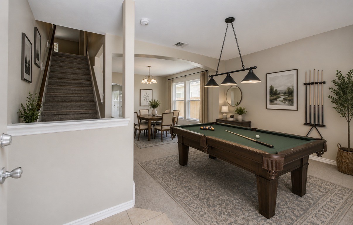 3414 Hunter's Canyon Baytown, TX 77521 - Photo 4 of 43 flex space virtually staged as a game area!