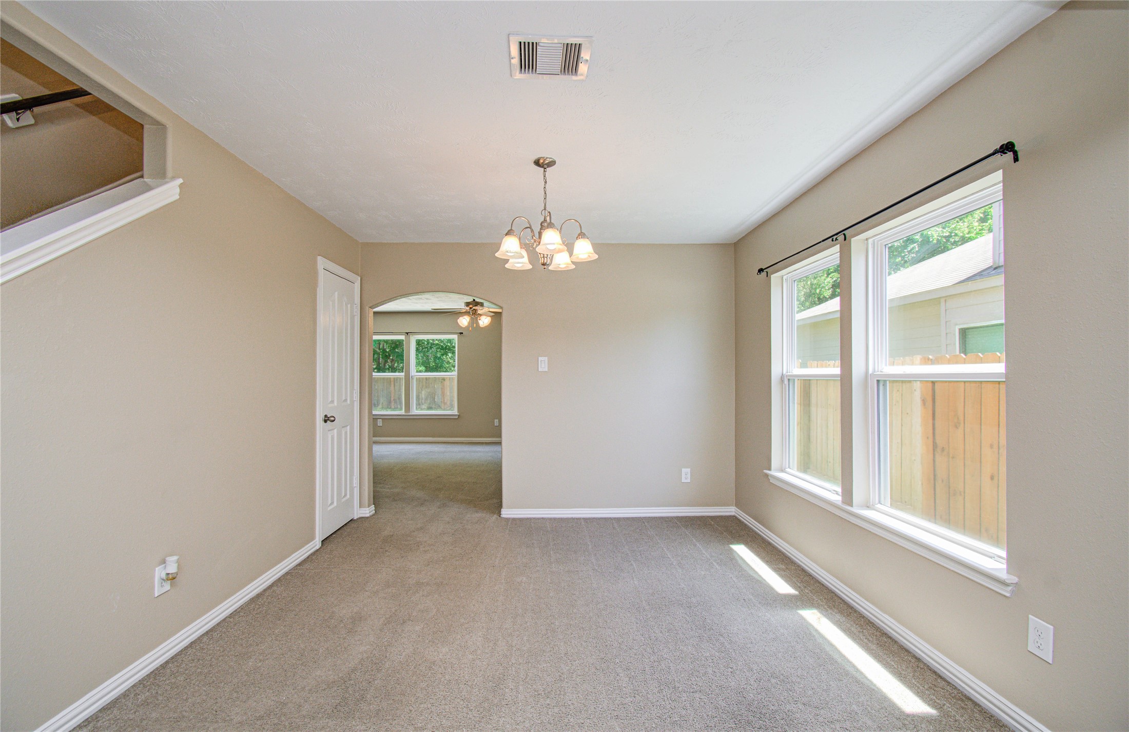 3414 Hunter's Canyon Baytown, TX 77521 - Photo 8 of 43 Dining area leading to the living room!